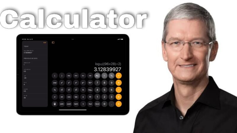 Calculator in iPad